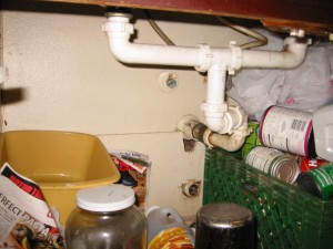 Drain not trapped Drain not trapped