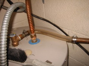 Improper TPR discharge line Improper TPR discharge line